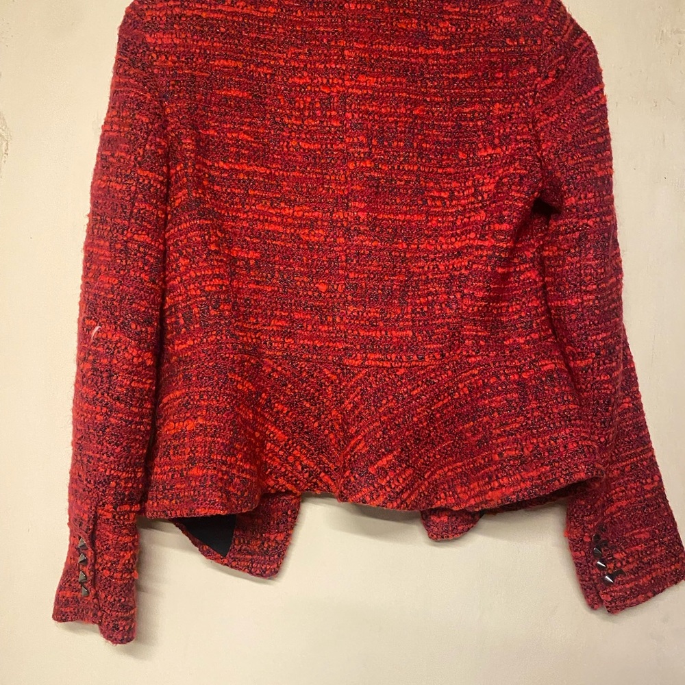 Zara Bead Embellished Peplum Jacket - Picture 4 of 12